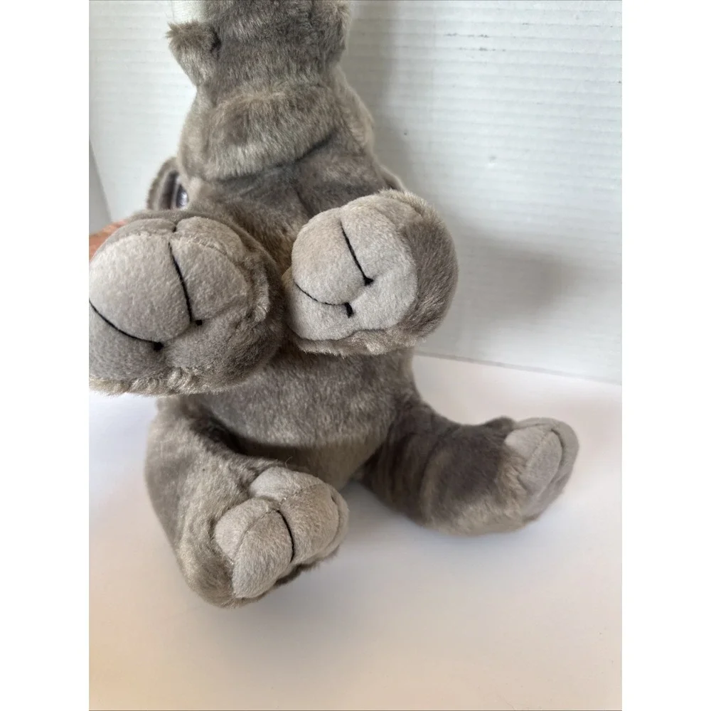 NWT Wild Republic Elephant Trunk Up Stuffed Animal  Grey Plush NEW
